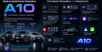 Прошивка с голосовым управлением A10 (А20) для Haval, Tank и Wey в Томске